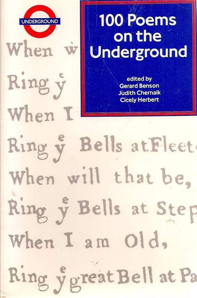 Poems on the Underground 40th anniversary marked with events and new publications