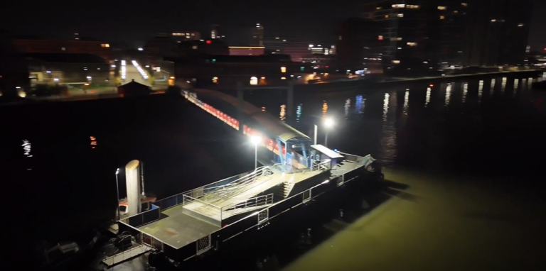 Woolwich Arsenal Pier lighting upgrade improves safety for river passengers