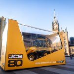 Love at first dig: giant JCB stops Londoners in their tracks