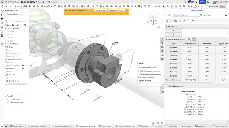 PTC’s Onshape boosts design efficiency with new cloud-native model-based definition capabilities