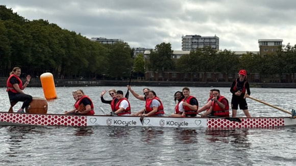 London, Surrey Quays, London Ambulance Charity, Dragon Boat Race, Defibrillators, Heart Starters Campaign, Fundraising