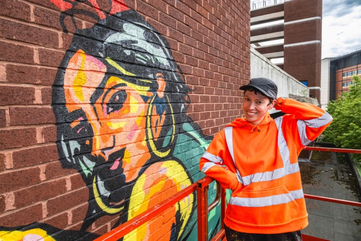 Holly-Hankinson-with-mural-at-Lewisham-Shopping-Centre-Luke-oshea-phillips-1-scaled.jpg