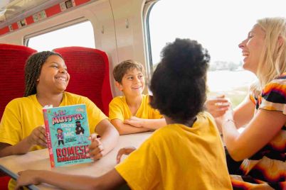 Sara-Pascoe-with-children-on-LNER-Azuma-Train_cropped-1.jpg